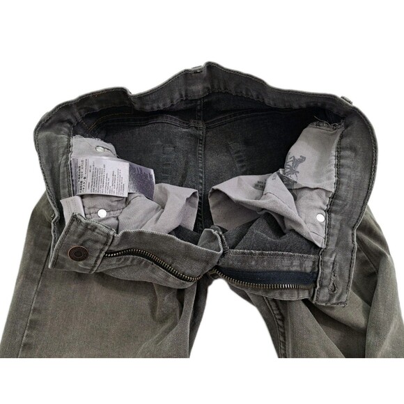 Levis 517 Jeans Men's 32x30 Gray Denim Distressed Pants Red Tab - Picture 3 of 12